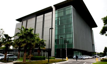 Stock exchange building