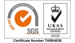 SGS ISO 9001 UKAS — Certificate Number TH09/4036